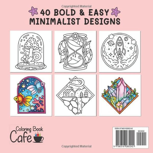 Cozy Canvas: Bold & Easy Coloring Book for Adults and Teens