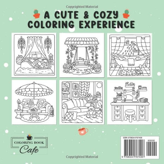 Cozy Corners: Coloring Book for Adults and Teens